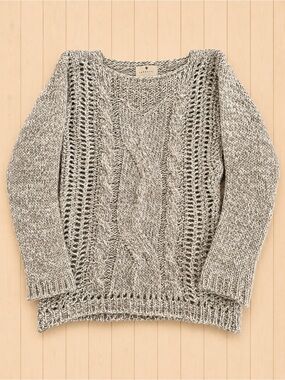 Berretti Made in Italy Cable Knit Wool Alpaca Sweater S